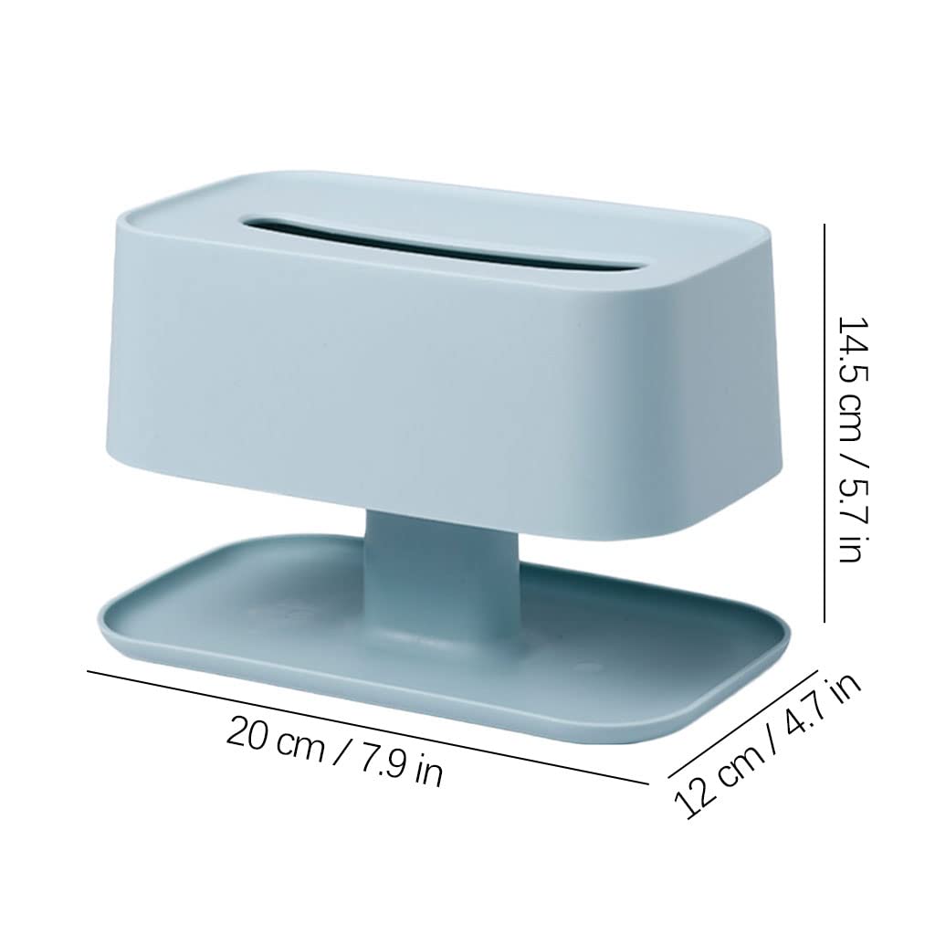 Dispensador de servilletas de plástico de Escritorio con Doble Tapa y Ajuste automático.