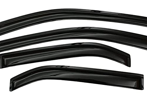 Photo 1 of Stampede | Tape-Onz Sidewind Deflectors | 1994 - 2001 Dodge Ram 1500 Quad Cab - Smoke, 4 Pcs. | 6203-2