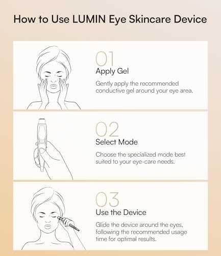 inia under-eye red light therapy for face 4-in-1 beauty device with heat vibration massage amp red light for dark circles puffiness amp skin firming  enhances skincare routine