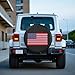 Moonet Spare Tire Cover Fit Trailer, RV, SUV, Truck, Tough Tire Wheel Soft Cover, American Flag Pattern Waterproof PVC Faux Leather Tire Cover(for Tire Diameter 27-29 inch)