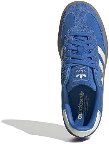 adidas Sambae Women's Shoes, Cloud White/Silver Metallic/Gum, Size 8.5