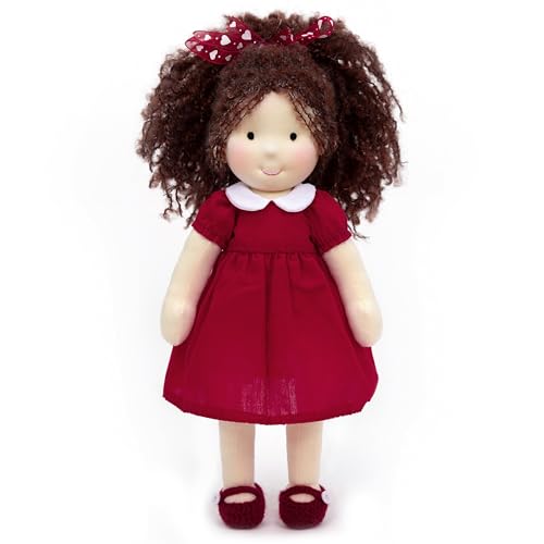 BlissfulPixie Waldorf Doll ����l�` - Eleanor 12" �_�炩�� ���̎q ���킢�� �ʂ������ �q�������ɍœK�Ȑl�`