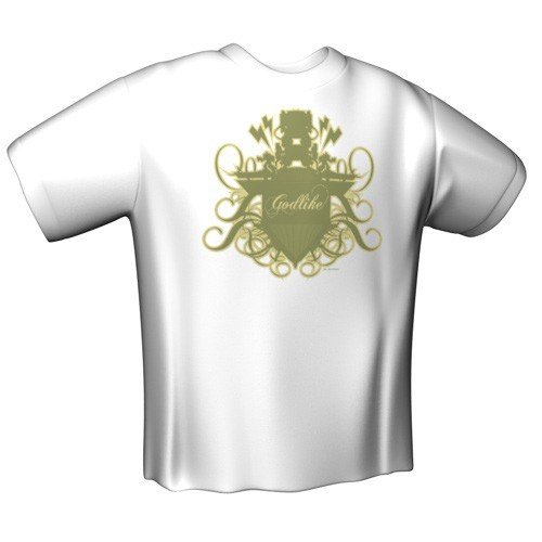 Preisvergleich Produktbild GamersWear GODLIKE T-Shirt White (L)