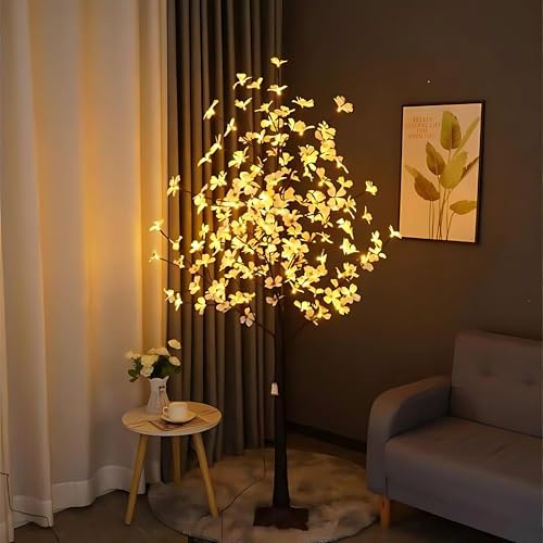 SAMEILI 5ft White Bonsai LED Tree Lamp WARM WHITE - Image 2