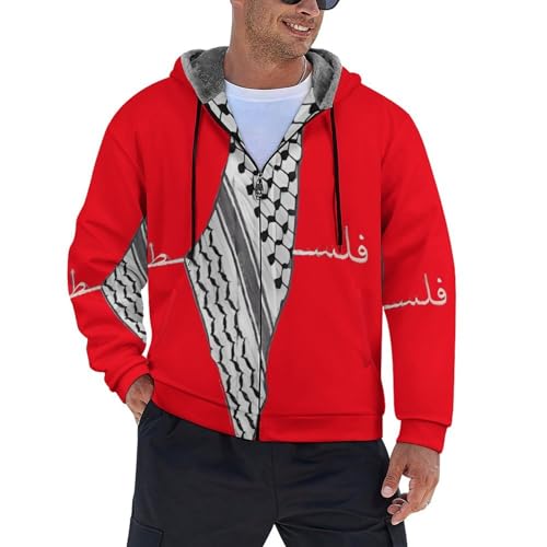 Sweat à capuche zippé homme veste polaire contre le froid de l'hiver