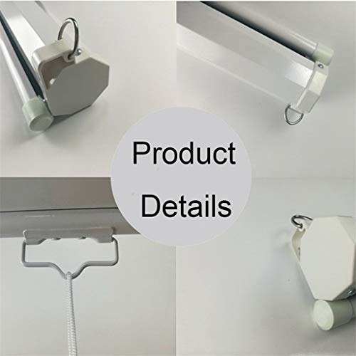 Pbkinkm Manual Pull Down Projector Screen 60 72 84 100 Inch 4:3 Widescreen Retractable Auto-Locking Portable Projection Screen (Size : 60 Inch) #TOP5