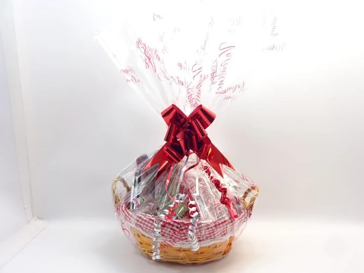Cadeau de Saint-Valentin avec rose rouge, 25 pièces, parfum, bougie parfumée et maquillage, cadeau de beauté de luxe, panier de Saint-Valentin pour elle, cadeau prêt à l'emploi.
