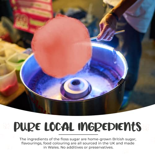 Baking Beauty and Beyond Premium Candy Floss Sugar 100g - Sangria Flavour