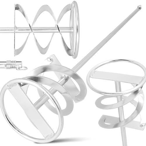 Asta Miscelatrice 100x600 mm SDS Plus Malta Gesso Cemento Vernice Colla Mescolatore Spirale Acciaio Inox Resistente Strumento Professionale Edilizia Ristrutturazioni