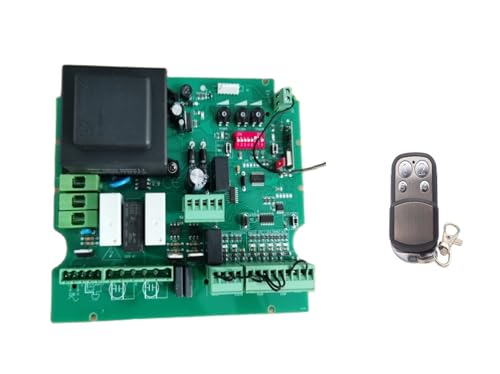 Tablero de control del operador de puerta Tablero de puerta abatible/corredera, 220V CA MHz, modelo Nc for Motor Dual, tablero de Motor de puerta abatible/corredera para kit de puerta corredera(220V b