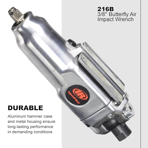 Ingersoll Rand Slagmoersleutel 216B, Pneumatische Slagmoersleutel 3/8" met Aluminium Behuizing voor Zwaar Werk, Voor uw Werkplaats - Afbeelding 5