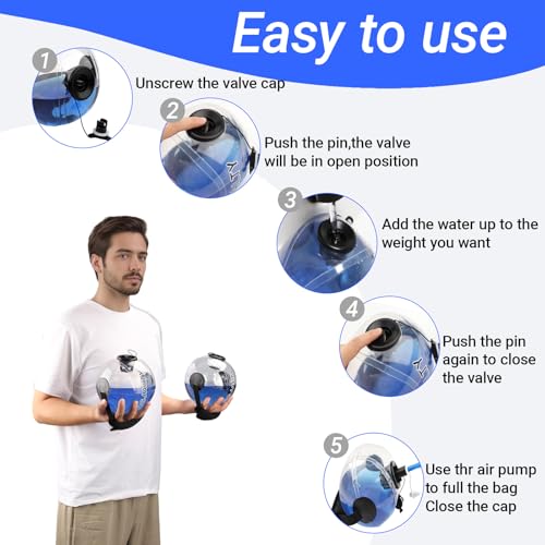 3-Size Aqua Ball Master Set para Entrenamiento Corporal miniatura 7
