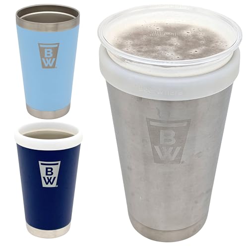 6PINT 20 oz. Imperial Pint Tumbler | Pint Glass Cooler | Cooler for 12 oz. to 24 oz. Plastic Cups | Premium Vacuum-Insulated Stainless Steel (Stainless)