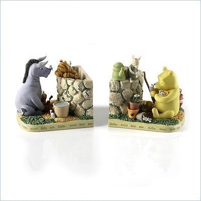 WINNIE THE POOH IN THE GARDEN BOOKENDS - CLASSIC POOH
