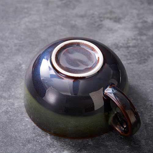 Set de 6 tazas de cerámica para latte 12 oz miniatura 4
