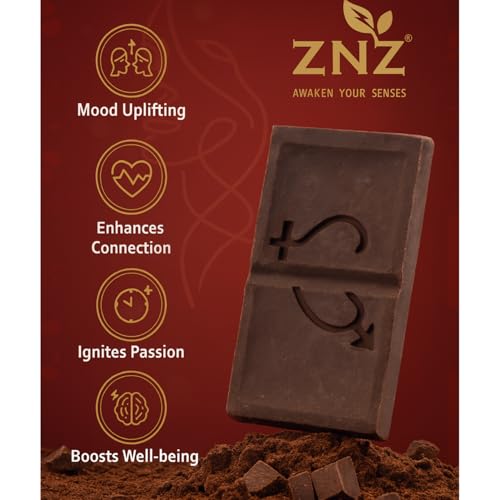 ZNZ Dark Chocolate | Best Gift for Men & Women | Everyday Gifting Option | Ideal for Birthdays, Anniversaries & Special Occasions | Vegan & Gluten-Free Delight | Pack of 6