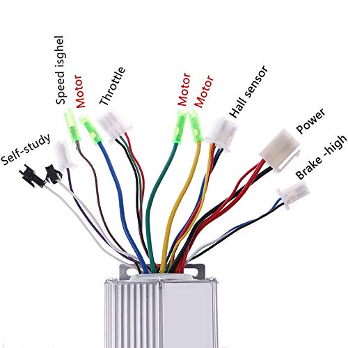 RETYLY Brushless Motor Controller 36V/48V 350W Electric Bicycle E-Bike Scooter