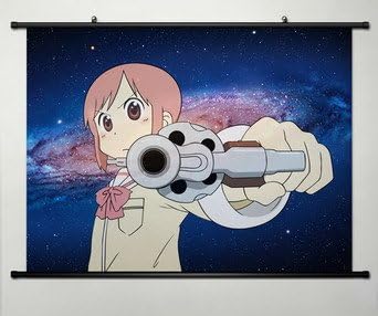 Home Decor Anime Nichijou My Ordinary Life shinonome nano poster wall Scroll 23.6 X 17.7 Inches -007
