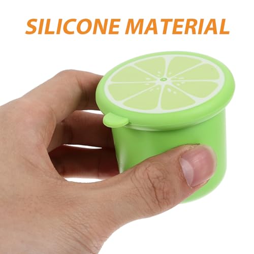 Molde para cubitos de hielo de silicona 6 piezas con tapa miniatura 5