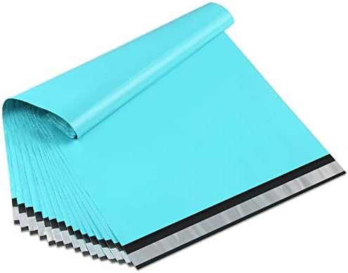 UCGOU Poly Mailers 14.5x19 Inch Teal 100 Pack Large Shipping Bags #7 Strong Thick Mailing Envelopes Self Sealing Adhesive Waterproof and Tear Proof Boutique Packaging Postal for Clothing