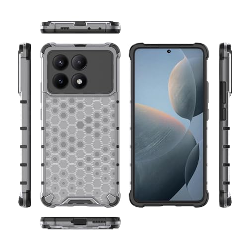 Image of Glasgow Back Case Cover Compatible with [ Poco X6 Pro 5G ] (Stylish Design) - Transparent