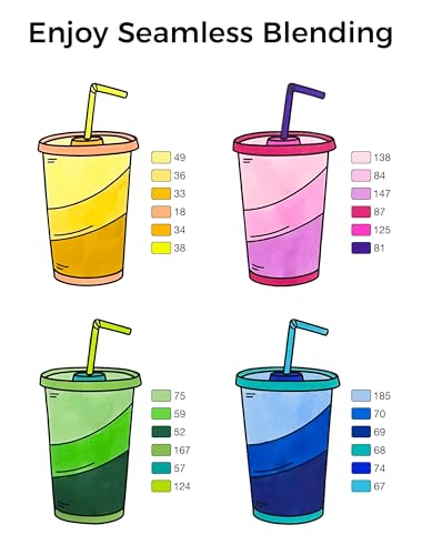 60 Alcohol Markers for Artists at 10% Off with Case - Image 7