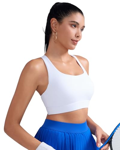 Image of RUNNING GIRL High Impact Sports Bras for Women, High Support Running Adjustable Workout Sports Bras with Sewn in Pads
