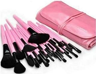 فراشي مكياج طقم مكون من 32 فرشاة بروفيشنال مع حقيبة قابلة للطئ