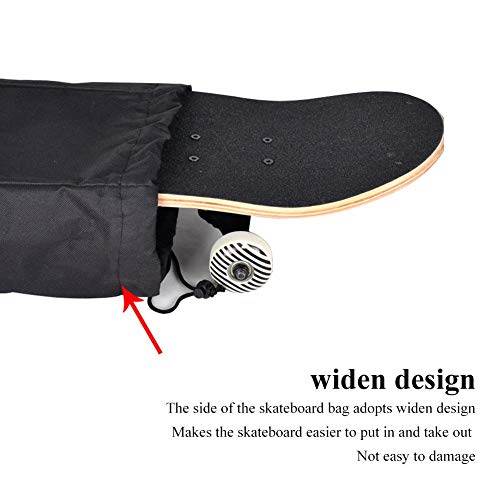 T best Borsa da Skateboard, MS2109 Borsa da Skateboard Monospalla Impermeabile Super Resistente 600D di Alta qualità