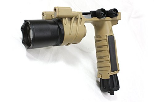 Amazon | S&T M910タイプ フラッシュライト TAN LED STFLM910TNL