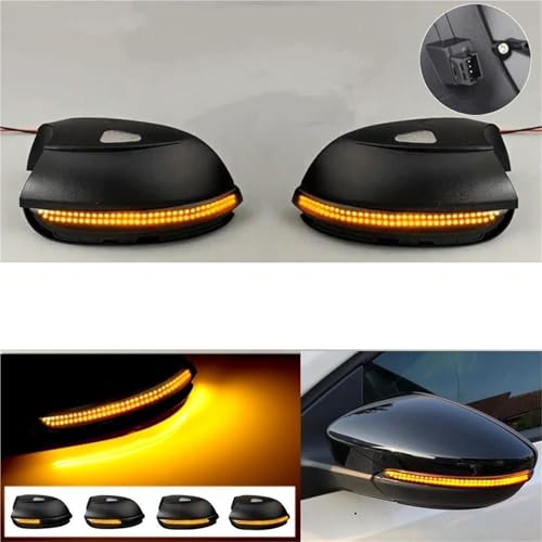 Intermitentes dinámicos LED para retrovisor de VW Jetta MK6 y EOS 3