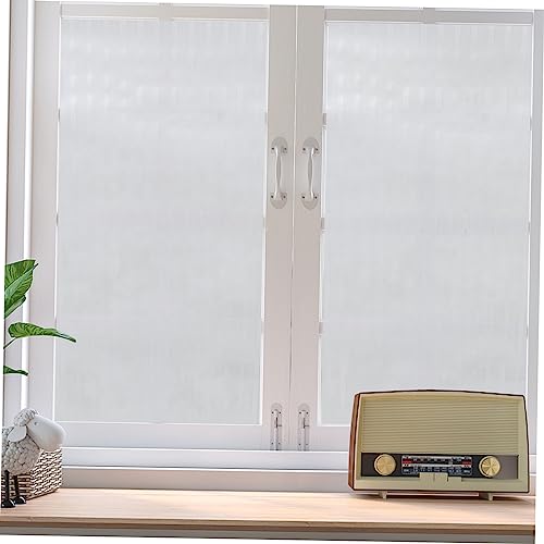Película opaca para ventana baño 45x200cm PVC transparente miniatura 4
