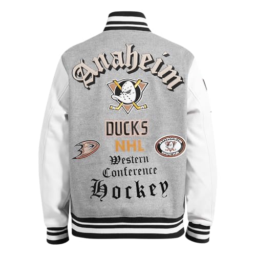 Image of Pro Standard Mens NHL Old English Varsity Jacket