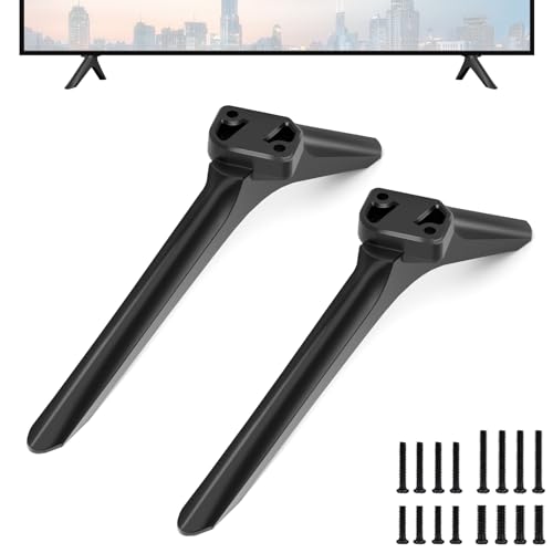 TV Legs for Hisense, NOT Universal TV Base Pedestal Feet, Exclusive for Hisense 40A4GTUK 43A7000FTUK 43AE7000FTUK 50A7100FTUK 50A6BGTUK 55A7100FTUK TV Model, Please Check Your TV Model