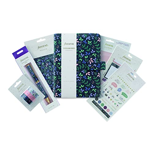 Filofax België Filofax Personal Garden Organizer - Agenda Met Bloemendesign, Bandsluiting En 2025 Weekoverzicht, Formaat 95x171 Mm Filofax Organizer