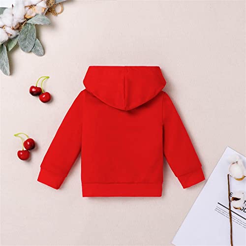 Suéter infantil infantil infantil com estampa de letras de Natal manga comprida cor sólida blusa de