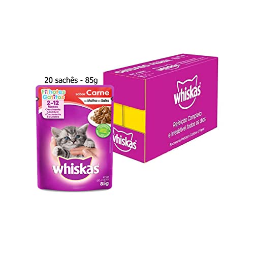 Whiskas Sachê Filhotes Carne para Gatos- 85g