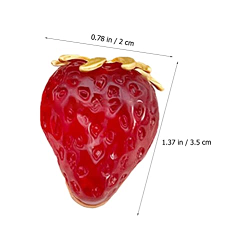 Boucles d'oreilles fraise hypoallergéniques et légères de mode