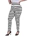 HAPPIERE Christmas Leggings Plus Sizes for Women High Waist Stretchy Workout Yoga Pants Striped Tights