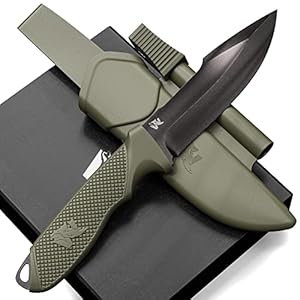 Wolfgangs W-KIDS – Schnitzmesser Kinder mit Süßem Kindermesser Führerschein – Outdoor Kinder Messer Set mit Scheide und…