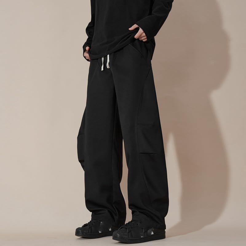 Multi-Pocket Casual Work Pants Men's Streetwear Wide Leg Sport Trousers4