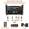 1Mii B06Pro+ Bluetooth 5.3 Receiver, Hi-Res Wireless Audio Adapter with LDAC for Home Stereo, aptX HD/Low Latency, LCD Display, Long Range, Volume Control, 3.5mm AUX Optical Coaxial #2
