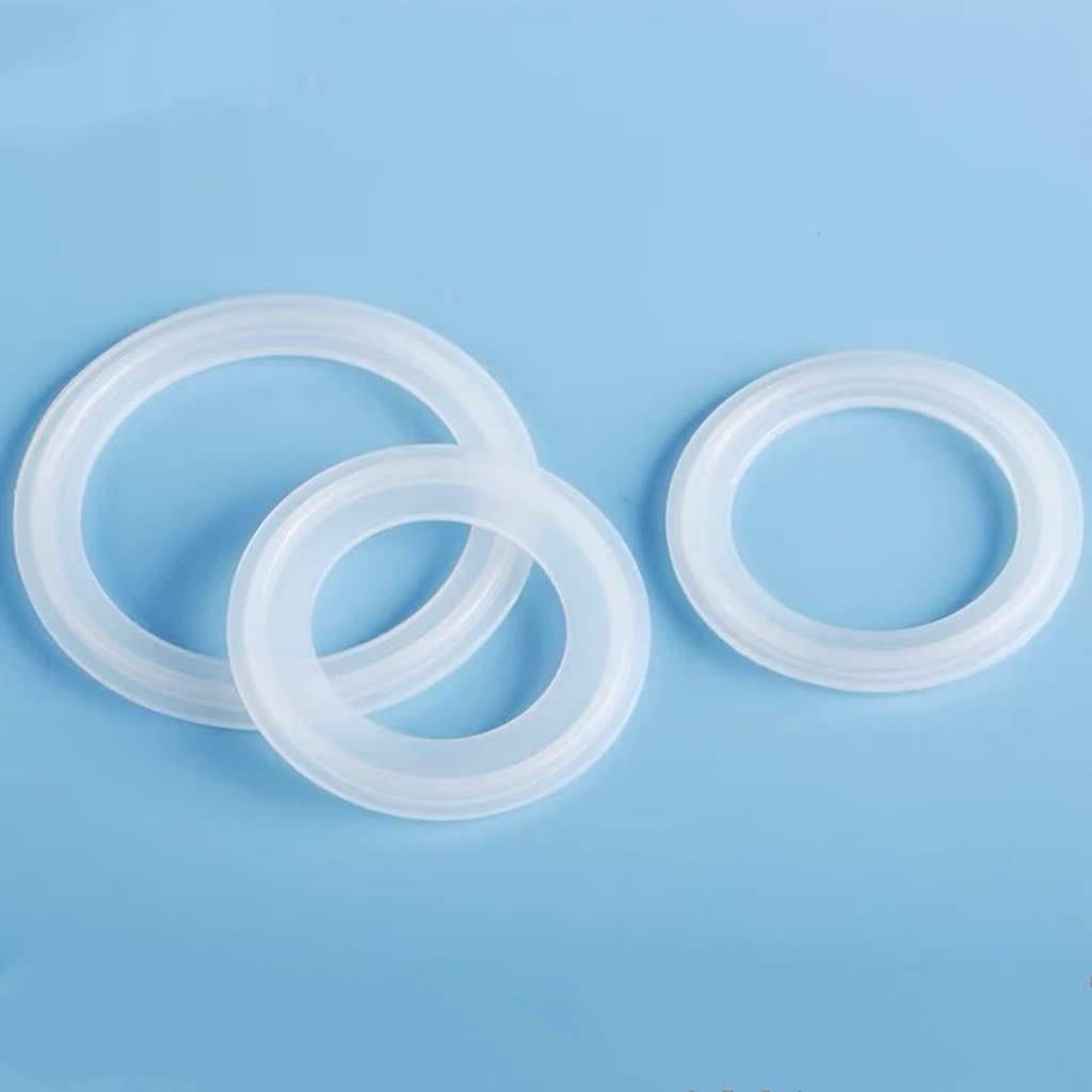 Anello di tenuta for guarnizione in silicone Tri Clamp da 10 pezzi for tubo sanitario for latticini homebrew(219 x 233.5mm)