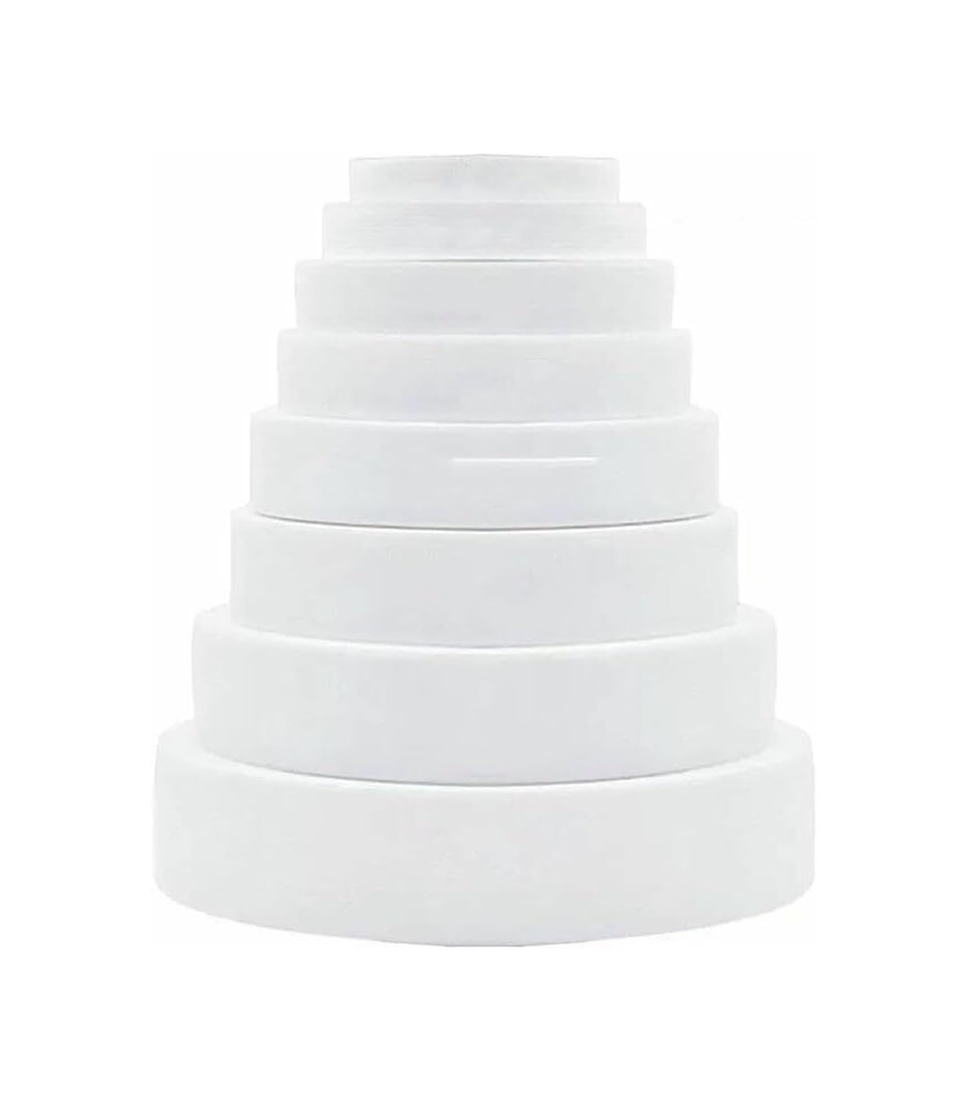 Cordón elástico extensible, Banda elástica de 10-60 mm de ancho, 5 m, multicolor for coser(White 38mm)