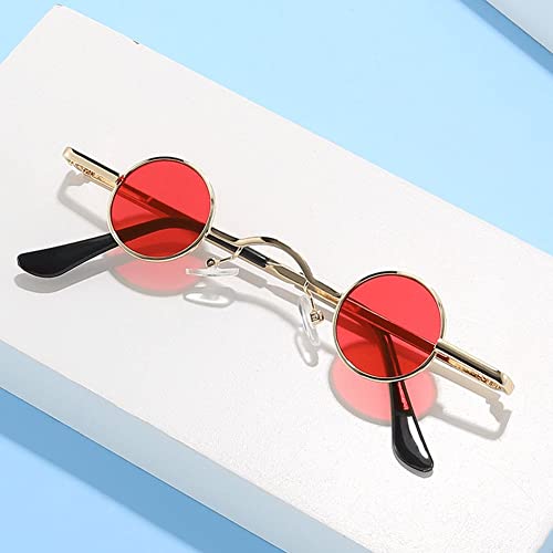 Retro Mini Round Sunglasses for Men Women Vintage Metal Frame Glasses Hippie Glasses Style Eyeglasses Unisex4