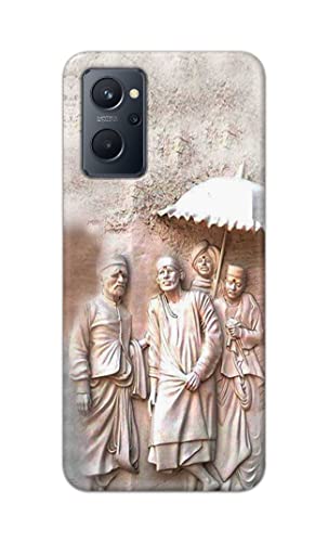Image of Printed Hard Back Cover Case for Realme 9i 4G Back Cover (Sai Baba) -1803