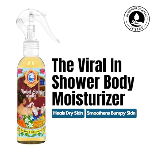 Image of Hibiscus Monkey Velvet Spray Sharbat In-Shower Body Moisturizer | Soothe Dry Itchy Skin, Enhance Natural Glow, Even Tone Skin | Natural, Chemical Free | Lightweight | Dermatologist Tested | 250ml