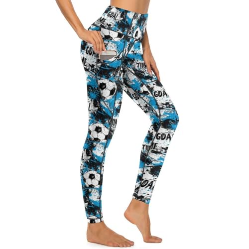 Legging d'entraînement football pour femme, idéal du studio de yoga au run