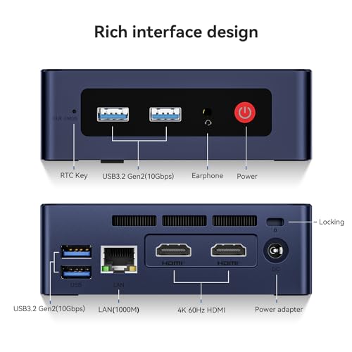 Beelink N95 Intel 12th Mini PC MINIS 12 4C/4T MAX 3.4Ghz, 8GB DDR4