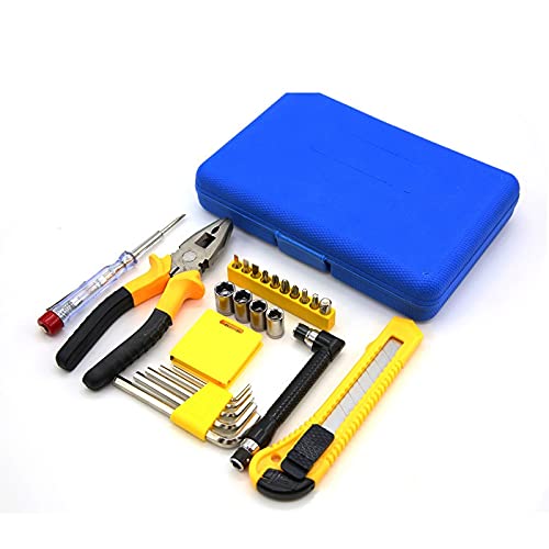 Set de herramientas de reparación con caja plástica, 25 piezas miniatura 4